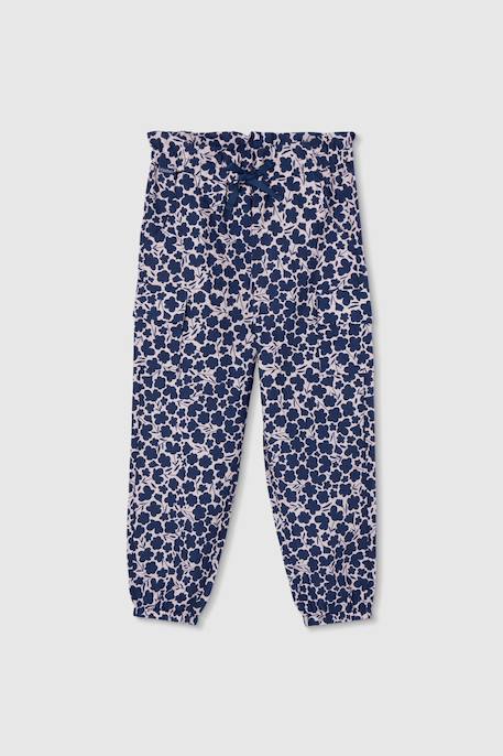 Pantalon fille imprimé fleurs  - vertbaudet enfant