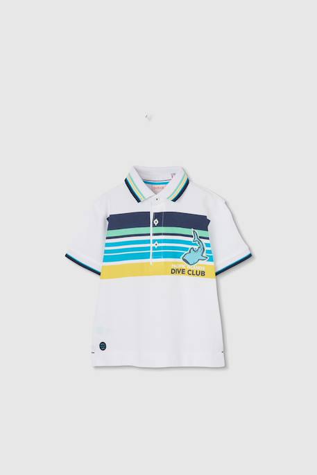 Garçon-Polo en coton  imprimé pour enfant
