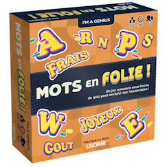 Jouet-I'm genius – mots en folie ! Le jeu de vocabulaire et de parcours