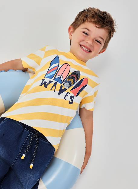 Garçon-T-shirt enfant rayé