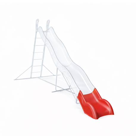 Sabot de glissière toboggan 2,63 m - partie basse - module de remplacement Rouge 1 - vertbaudet enfant 