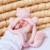 Bracelet de dentition bébé en silicone renard Rose+Vert paon 2 - vertbaudet enfant 