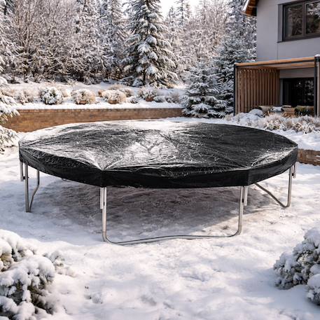 Bâche de protection pour trampoline de 4,27 m Noir 2 - vertbaudet enfant 