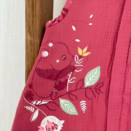 Turbulette tog 2 en gaze de coton avec pieds retroussables alba Rose 6 - vertbaudet enfant 