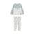 Pyjama bébé 2 pièces en velours avec pieds alma Bleu 2 - vertbaudet enfant 