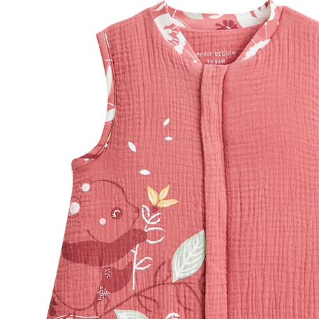 Turbulette tog 2 en gaze de coton avec pieds retroussables alba Rose 4 - vertbaudet enfant 