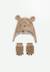 Chapka en sherpa + moufles népal Camel 1 - vertbaudet enfant 