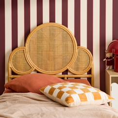 Chambre et rangement-Tête de lit exotique rotin naturel chambre enfant 90 x 100 cm - lior