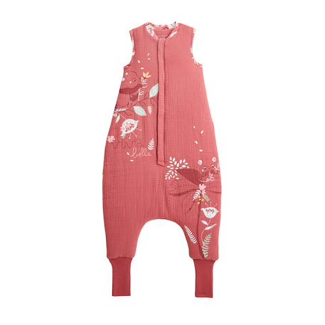 Turbulette tog 2 en gaze de coton avec pieds retroussables alba Rose 2 - vertbaudet enfant 