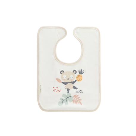Lot de 3 bavoirs bébé baby panda Ecru 5 - vertbaudet enfant 