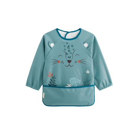 Bavoir tablier manches longues roméo Bleu 2 - vertbaudet enfant 