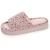 Chaussons mules ouvertes velours, plateforme 3,5 cm Bleucanard+Léopard blush 7 - vertbaudet enfant 