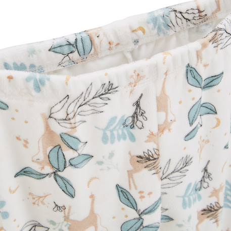 Pyjama bébé 2 pièces en velours avec pieds alma Bleu 6 - vertbaudet enfant 