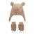 Chapka en sherpa + moufles népal Camel 3 - vertbaudet enfant 