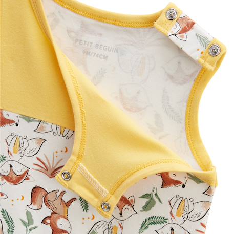Barboteuse bébé petit envahisseur Jaune 4 - vertbaudet enfant 