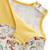 Barboteuse bébé petit envahisseur Jaune 4 - vertbaudet enfant 
