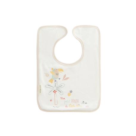 Lot de 3 bavoirs bébé baby panda Ecru 3 - vertbaudet enfant 