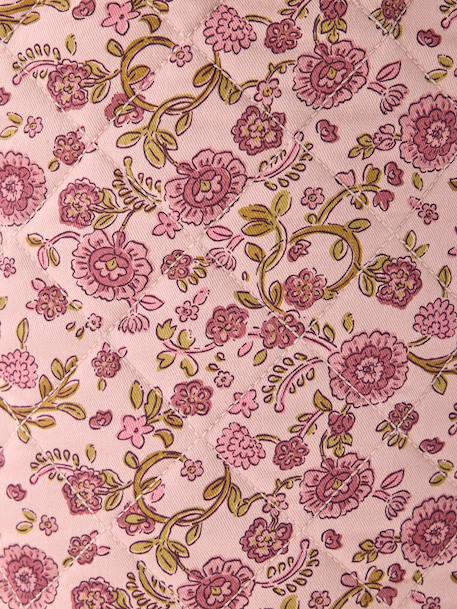 Panier matelassé imprimé fleurs rose 3 - vertbaudet enfant 