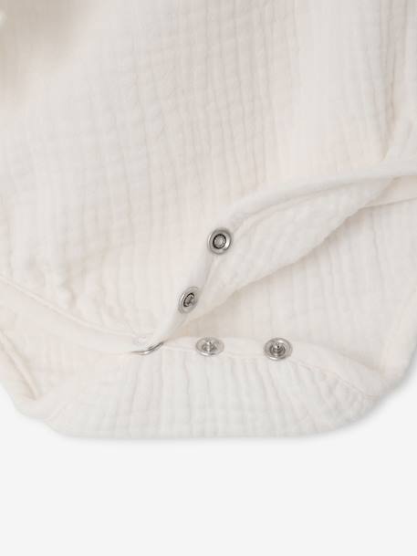 Body manches courtes bébé fille écru 4 - vertbaudet enfant 