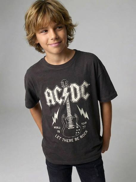 T-shirt rock manches courtes ACDC anthracite 2 - vertbaudet enfant 