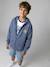 Sweat zippé oversize bleu grisé 2 - vertbaudet enfant 