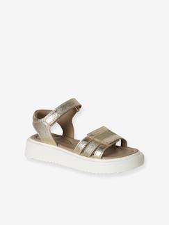 Chaussures-Chaussures fille 23-38-Sandales fille cuir à velcro
