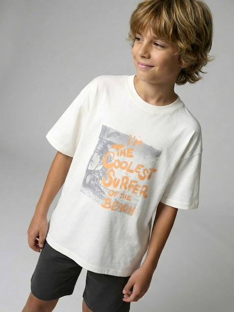 Lot 2 pyjama short surf anthracite 13 - vertbaudet enfant 