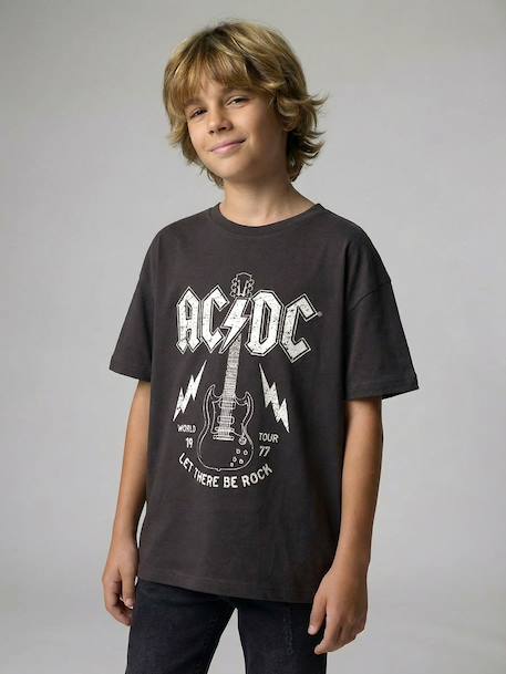 T-shirt rock manches courtes ACDC anthracite 3 - vertbaudet enfant 