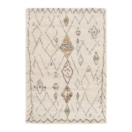 Tapis shaggy épais et confortable tizi Beige sable 1 - vertbaudet enfant 