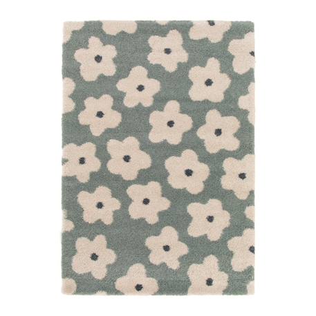 Tapis enfant épais et confortable fleurs Jaune naturel+Rose poudrée+Vert naturel 13 - vertbaudet enfant 