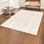 Tapis shaggy doux en polyester recyclé avec relief pemberley Beige sable 2 - vertbaudet enfant 