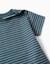 T-shirt en coton à rayures jacquard Bleu foncé 3 - vertbaudet enfant 