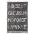 Tapis enfant en coton alphabet Gris minéral 1 - vertbaudet enfant 