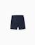 Short chino midi en sergé avec poches Beige clair+Bleu foncé 6 - vertbaudet enfant 