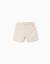 Short chino midi en coton dobby Blanc 2 - vertbaudet enfant 