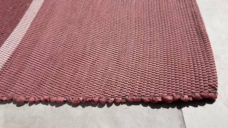 Tapis en fibres recyclées tissé à la main leonor Beige sable+Bleu naturel+Rose poudrée+Vert naturel 18 - vertbaudet enfant 