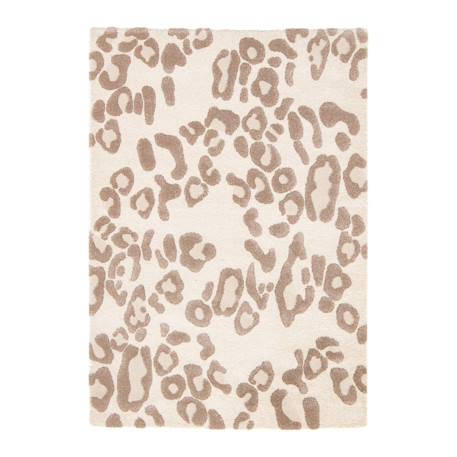 Tapis aux motifs léopard épais et confortable wilderness Beige sable 1 - vertbaudet enfant 