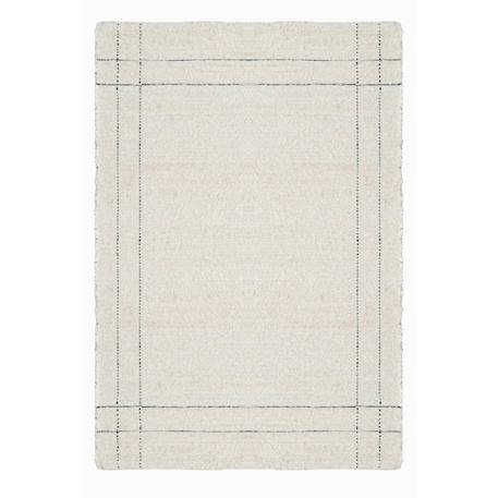 Tapis en coton recyclé tissé à la main vasco Beige sable 1 - vertbaudet enfant 