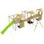 Aire de jeux xxl kumquat bois fsc® Marron - bleu - vert 1 - vertbaudet enfant 