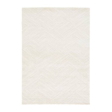 Tapis super doux en polyester recyclé byron Blanc pur 1 - vertbaudet enfant 