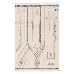 Linge de maison et décoration-Décoration-Tapis-Tapis épais à franges style ethnique glyph