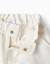 Short en sergé avec broderie anglaise Beige clair 3 - vertbaudet enfant 