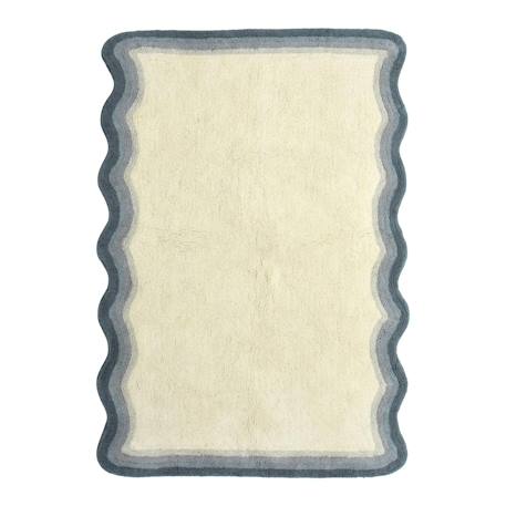 Tapis enfant en coton biscuit Bleu naturel 1 - vertbaudet enfant 