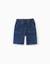 Short midi en jean avec cordon de serrage Bleu 1 - vertbaudet enfant 