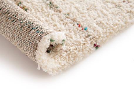 Tapis shaggy ethnique doux et volumineux bloom Beige sable 3 - vertbaudet enfant 
