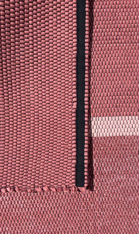 Tapis en fibres recyclées tissé à la main leonor Beige sable+Bleu naturel+Rose poudrée+Vert naturel 17 - vertbaudet enfant 