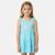 Robe  fille  à bretelles volantées Blanc+Bleu+Rosatre 4 - vertbaudet enfant 