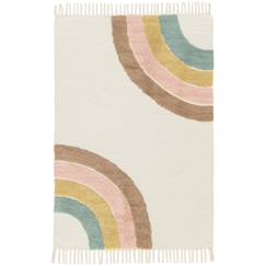 Linge de maison et décoration-Décoration-Tapis enfant en coton rainbow