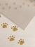 Tapis enfant doux et confortable empreintes d'ours Jaune naturel 3 - vertbaudet enfant 