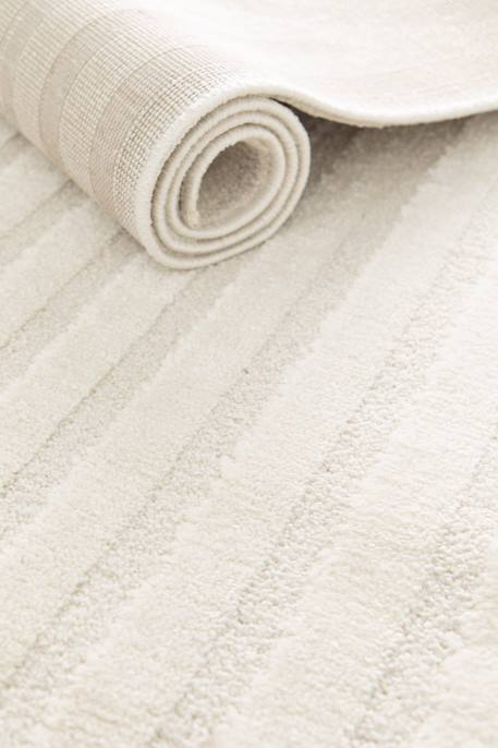 Tapis doux et confortable et graphique arcade Beige sable 3 - vertbaudet enfant 